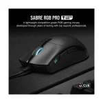 Corsair Champion Series SABRE RGB PRO Wired Black Gaming Mouse - Image 3