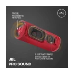 JBL Flip 6 Waterproof Red Portable Bluetooth Speaker - Image 6