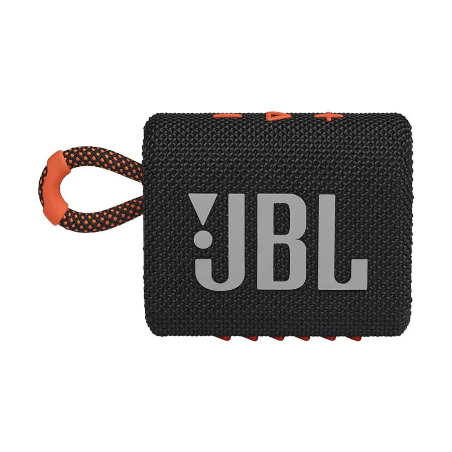 jbl-go-3-black-orange-portable-bluetooth-speaker-11722071148 JBL GO 3 Black Orange Portable Bluetooth Speaker - Image 1
