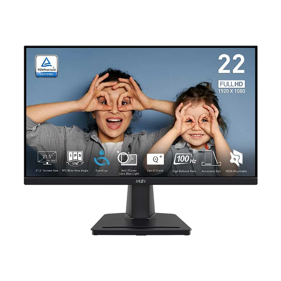 msi-pro-mp225-215-inch-fhd-display-hdmi-vga-11715599330 MSI PRO MP225 21.5 Inch FHD Display Professional Monitor - Image 1