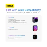 Baseus Comet Series PPMD20 Dual Cable 20000mAh 22.5W Power Bank with Digital Display - Image 5