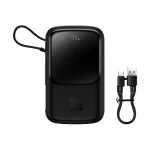 Baseus PPQD060001 Qpow Pro 10000mAh 20W Lightning & Type-C Power Bank with Digital Display (Overseas Edition)