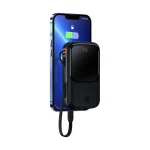 Baseus PPQD060001 Qpow Pro 10000mAh 20W Lightning & Type-C Power Bank with Digital Display (Overseas Edition) - Image 7