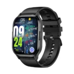 Blisbond Alpha Black AMOLED Bluetooth Calling Smart Watch - Image 3