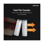 Hiksemi Cap HS-USB-M220P 64GB USB 3.2 White Pen Drive - Image 3