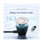 Oraimo Halo Airy In-ear Wired Type-C Earphone (Black) - Image 4