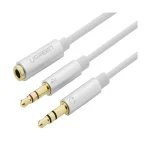 Ugreen AV140 3.5mm Female to Dual Male White Audio Converter - Image 2