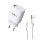 Oraimo Cannon 2 Pro USB 18W White Charger with USB to Lightning Cable